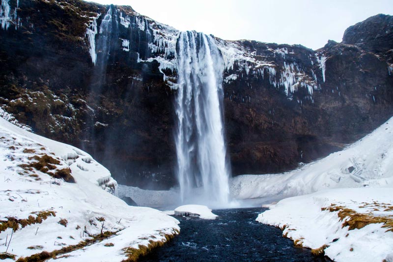 snowy-waterfall